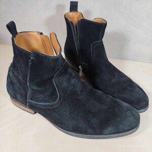 Call it Spring Men's Suede ankle‎ boots with zipper dress shoes design. Size 9.5